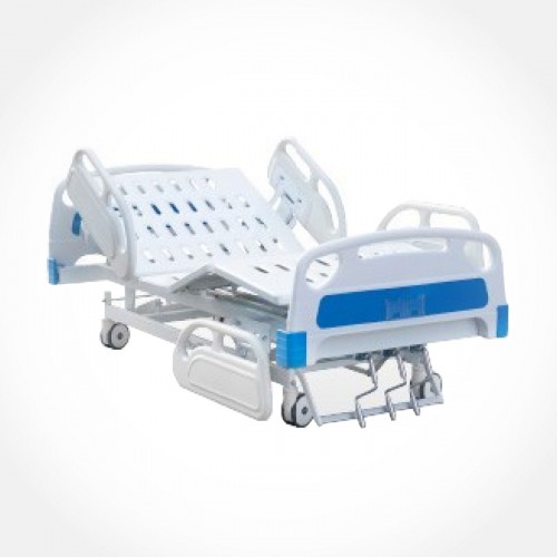 MANUAL 3-FUNCTION ABS RAIL HOSPITAL BED